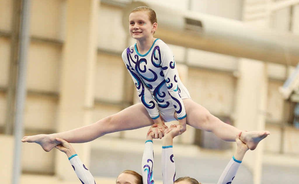 Mikayla Graves, Tahleah Hebbard and Holly Zerk won a host of first placings at the Acrobatic Gymnastics National Club Championships and the Queensland Cup. Mikayla Graves, Tahleah Hebbard and Holly Zerk won a host of first placings at the Acrobatic Gymnastics National Club Championships and the Queensland Cup.